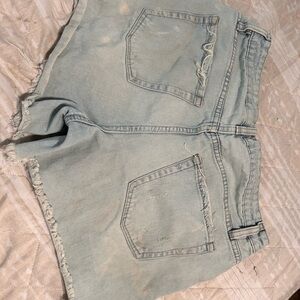 YMI Mom Fit Shorts with button fly